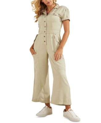 guess jumpsuit macys