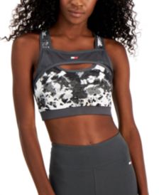 Printed Racerback Sports Bra