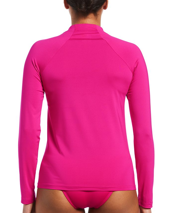 Nike Essential LongSleeve Rash Guard & Reviews Swimsuits & CoverUps