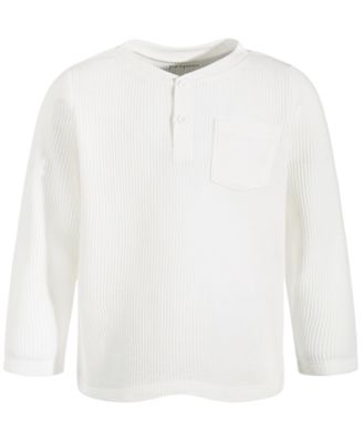 First Impressions - Toddler Boys Thermal Henley