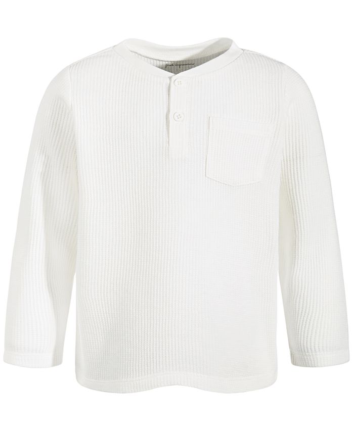First Impressions Baby Boys Thermal Henley Shirt Created For Macy S Reviews Shirts Tops Kids Macy S