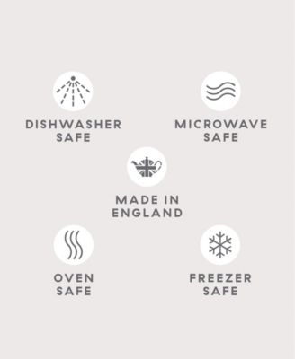 Impression Cream Medium Plate, Set of 4