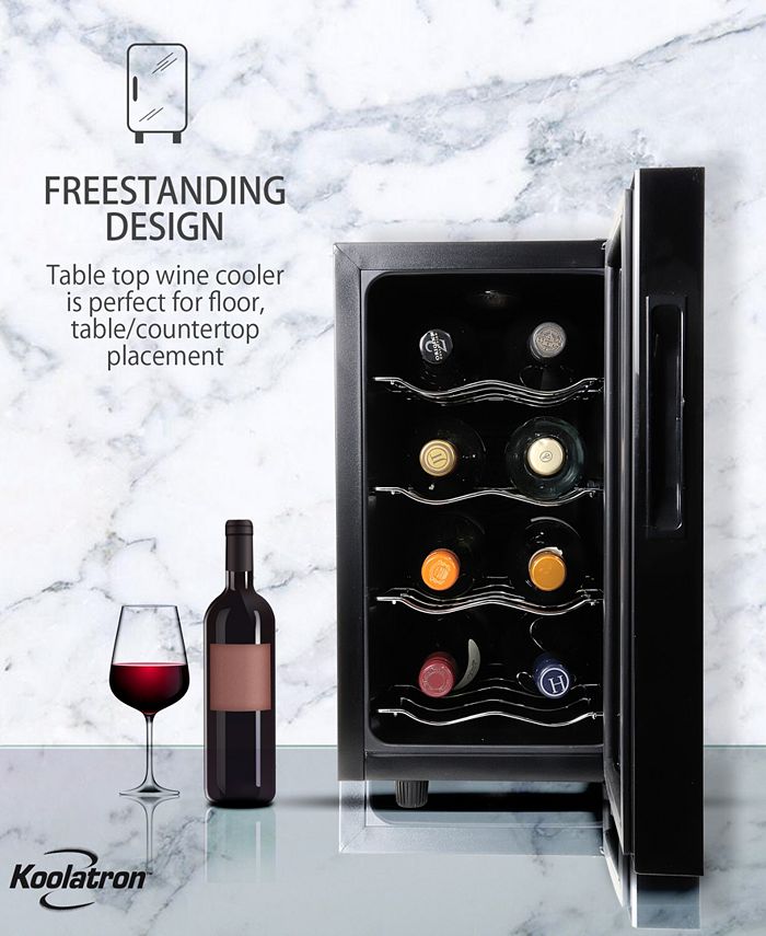 Koolatron Urban Series 8 Bottle Wine Cooler, 0.8' Cubic Macy's