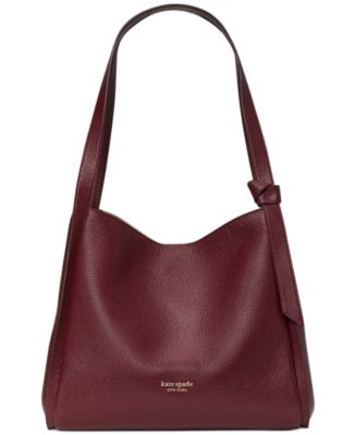 kate spade new york Knott Pebbled Leather Large Shoulder Bag - Macy's