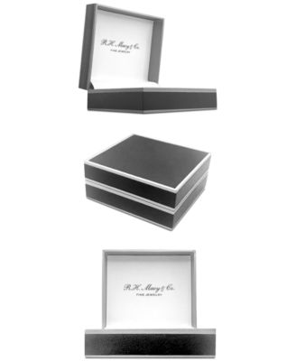 Black Diamond Cluster Stud  Earrings (1/6 ct. t.w.) in Sterling Silver