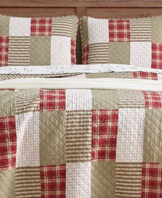 Camano Island Plaid 3-Pc. Quilt Set, King