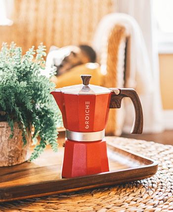 Grosche Stovetop Espresso Coffee Maker (3 cup) – The Seasoned Gourmet