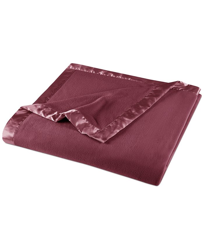 Martha Stewart Collection Soft Fleece Blanket King Created For