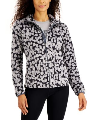 womens patterned fleece