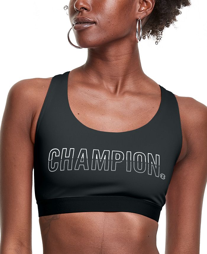 Champion Women's Absolute Racerback Compression Sports Bra, T-Back