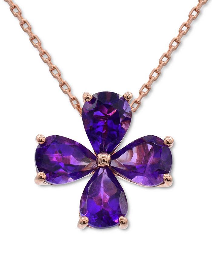 Amethyst necklace deals macys