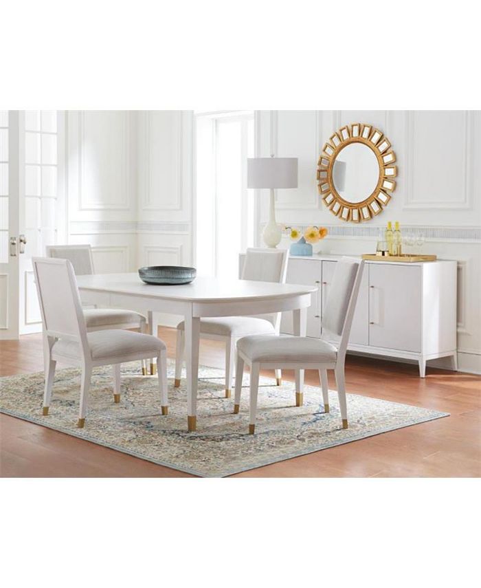 Universal Miranda Kerr 5pc Dining Set (Rectangular Table & 4 Side