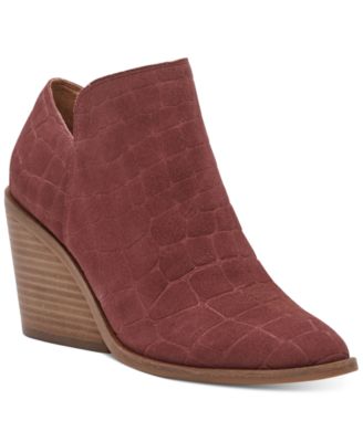 Lucky Brand Women s Saucie Block Heel Ankle Booties Macy s