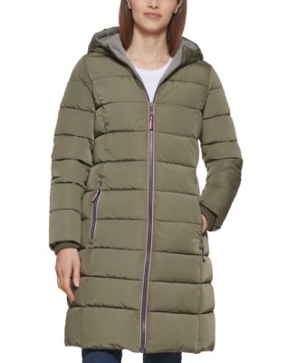 tommy hilfiger coat womens green