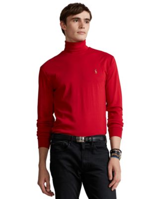 red polo sweater