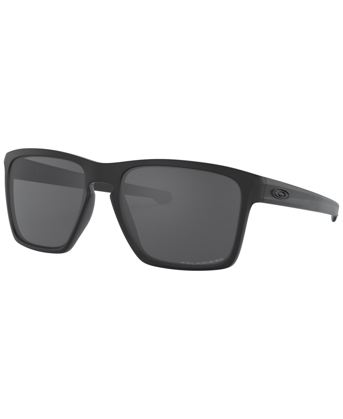 Oakley Men's Polarized Sunglasses, Oo9341 Sliver Xl In Black