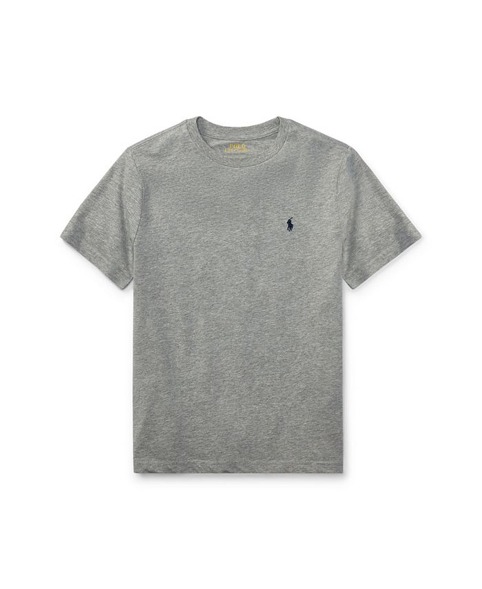 ru Microbe grim Polo Ralph Lauren Big Boys Cotton Jersey Crewneck T-Shirt - Macy's