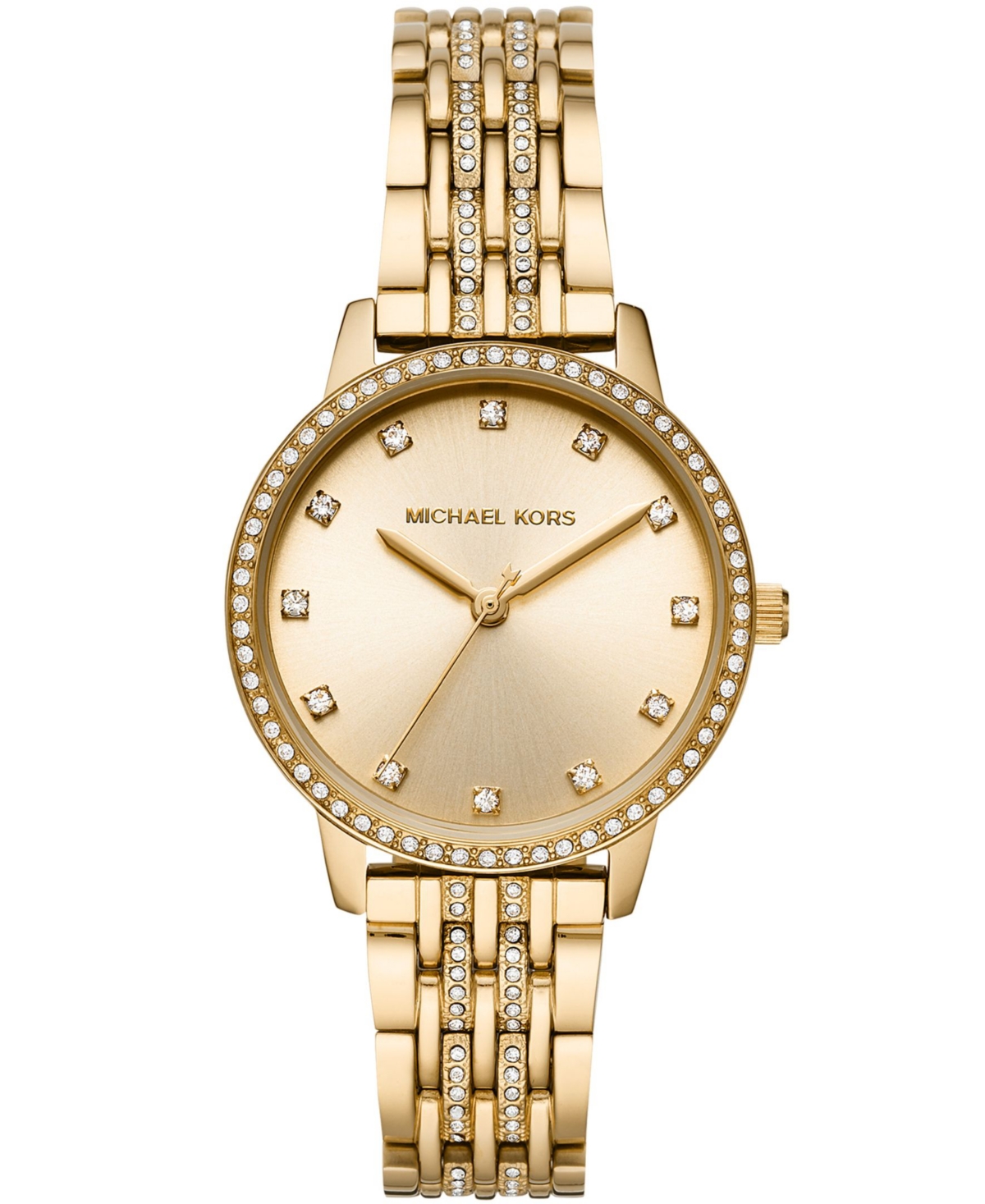 Michael Kors Women's Melissa Gold-tone Stainless Steel Bracelet Watch 35mm