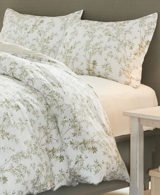 Lindy Cotton Reversible 3-Pc. Duvet Cover Set, King