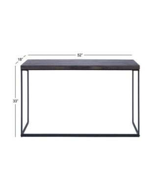 Contemporary Metal Console Table