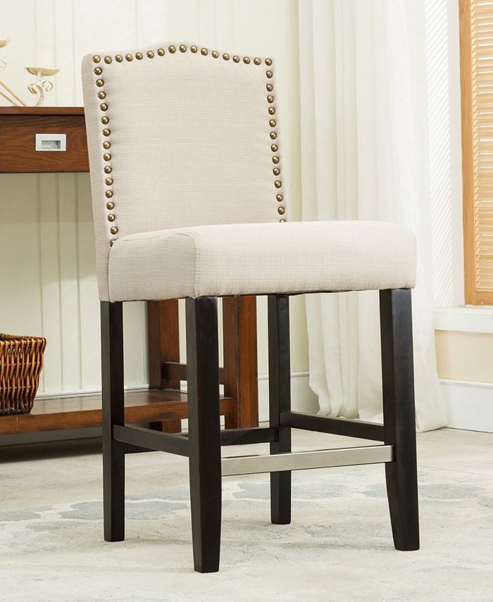 Best Master Furniture Lindon Upholstered Bar Stools, Set of 2 & Reviews