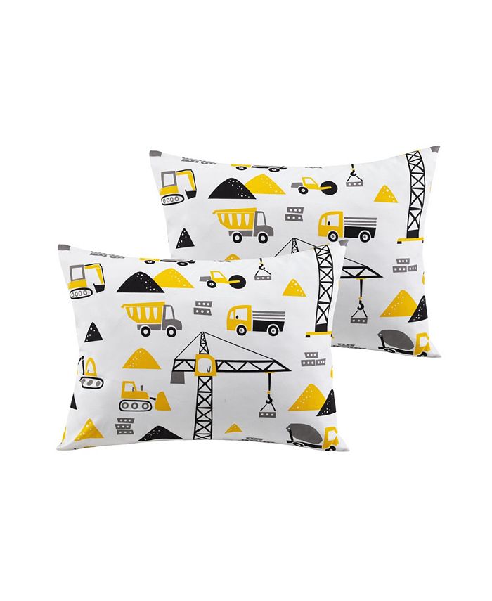 Olivia & Finn Construction Trucks 7 Piece Comforter Set, Full Macy's