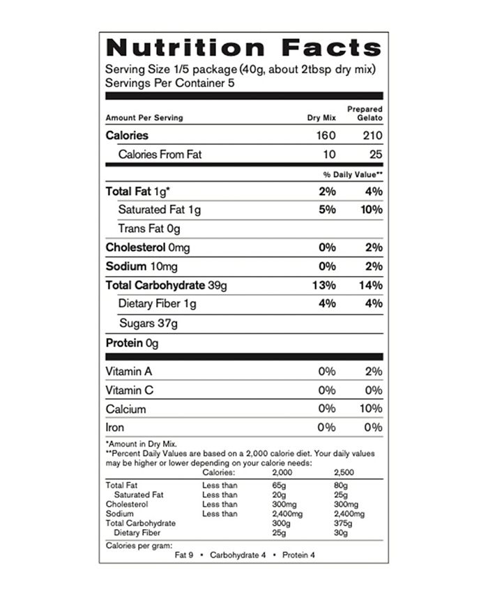 Franzese Lemon Authentic Italian Gelato Mix, 2 Box Gift Set Macy's