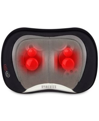 Homedics 3d shiatsu massage chair cushion with heat and flap best sale