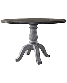 Karen Rustic Farmhouse Style Round Dining Table