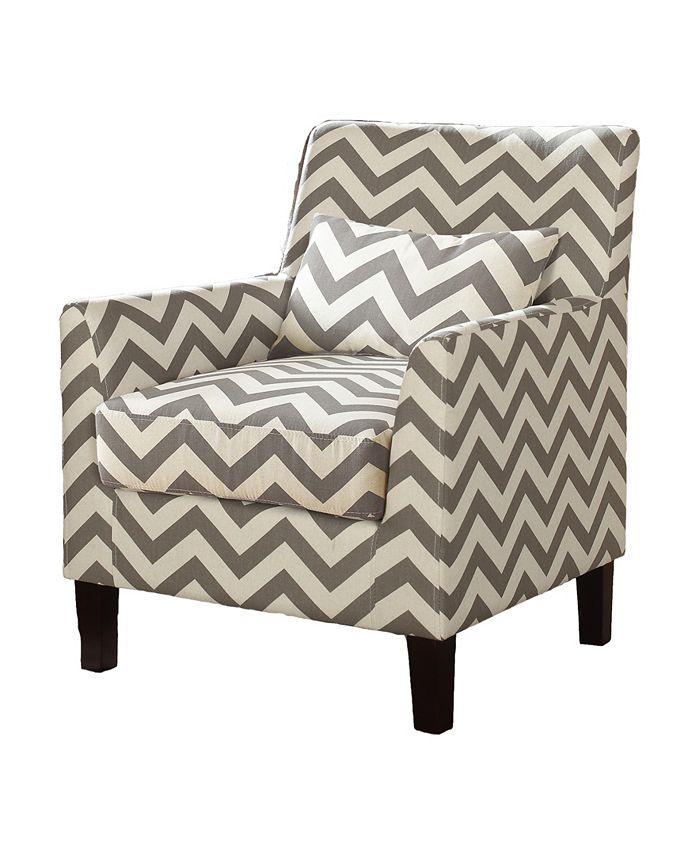 Best Master Furniture Cassidy Upholstered Living Room Accent Arm Chair