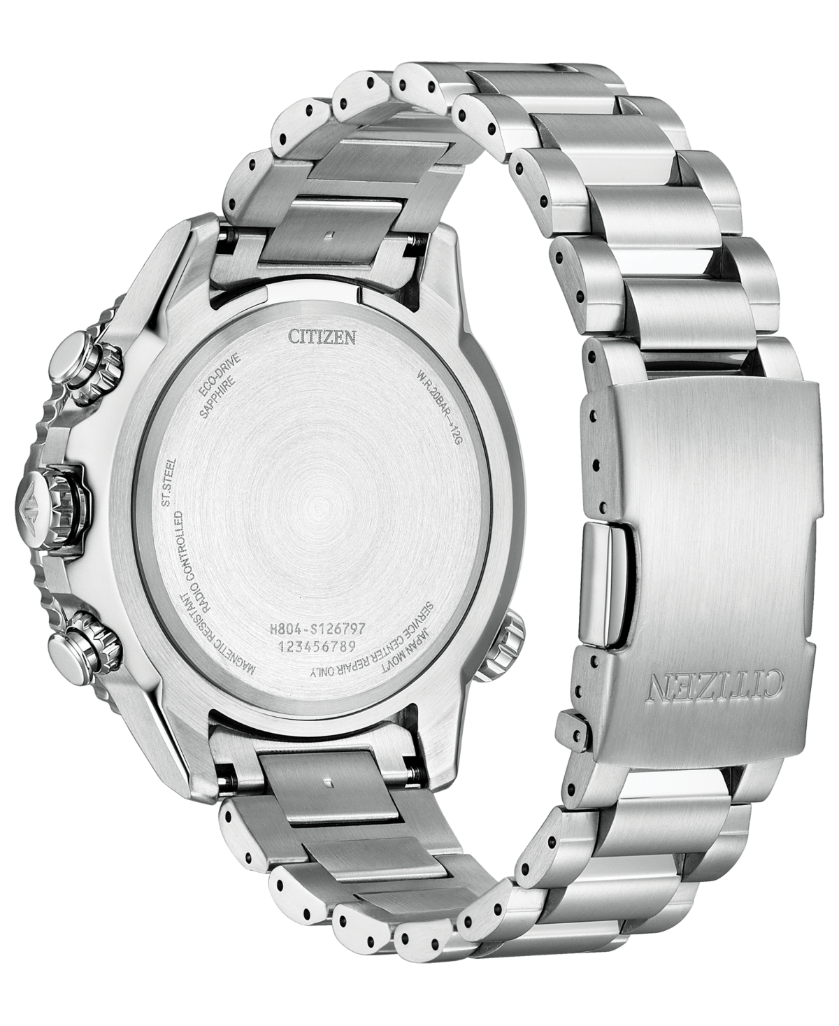 Citizen Men's Chronograph Promaster Navihawk Stainless Steel Bracelet Watch 48mm - Silver-tone