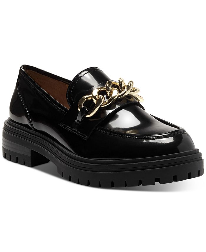 Lave om pisk romersk I.N.C. International Concepts Women's Brea Chain-Trim Lug Sole Loafers,  Created for Macy's - Macy's