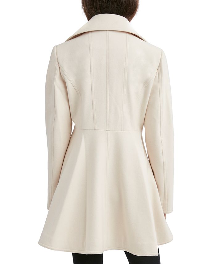 Laundry by Shelli Segal Women's DoubleBreasted Skirted Peacoat