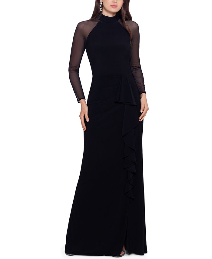 Macys black discount formal dresses