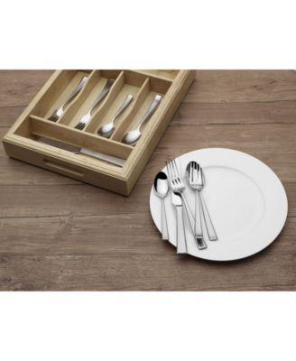 Mikasa Essex Satin 65-Piece Flatware Set, Service for 12