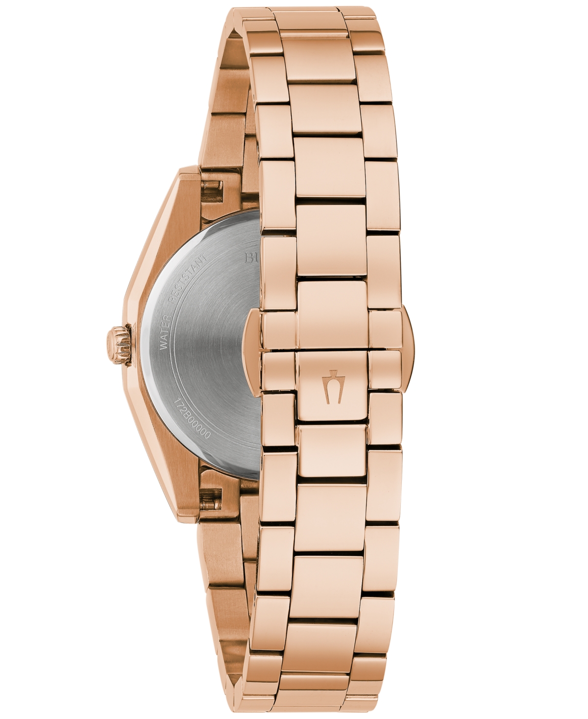 Bulova Women's Surveyor Diamond Accent Rose Gold-Tone Stainless Steel Bracelet Watch 31mm - Rose Gold-tone