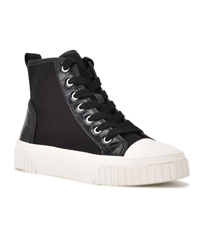 Nine West Women's Dyiane High Top Sneakers & Reviews - Athletic Shoes ...