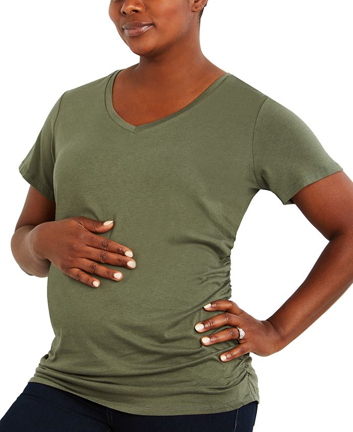 Motherhood Maternity Plus Size Ruched TShirt Macy's