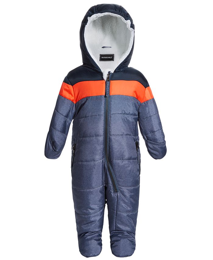 Macy's baby hotsell boy snowsuit
