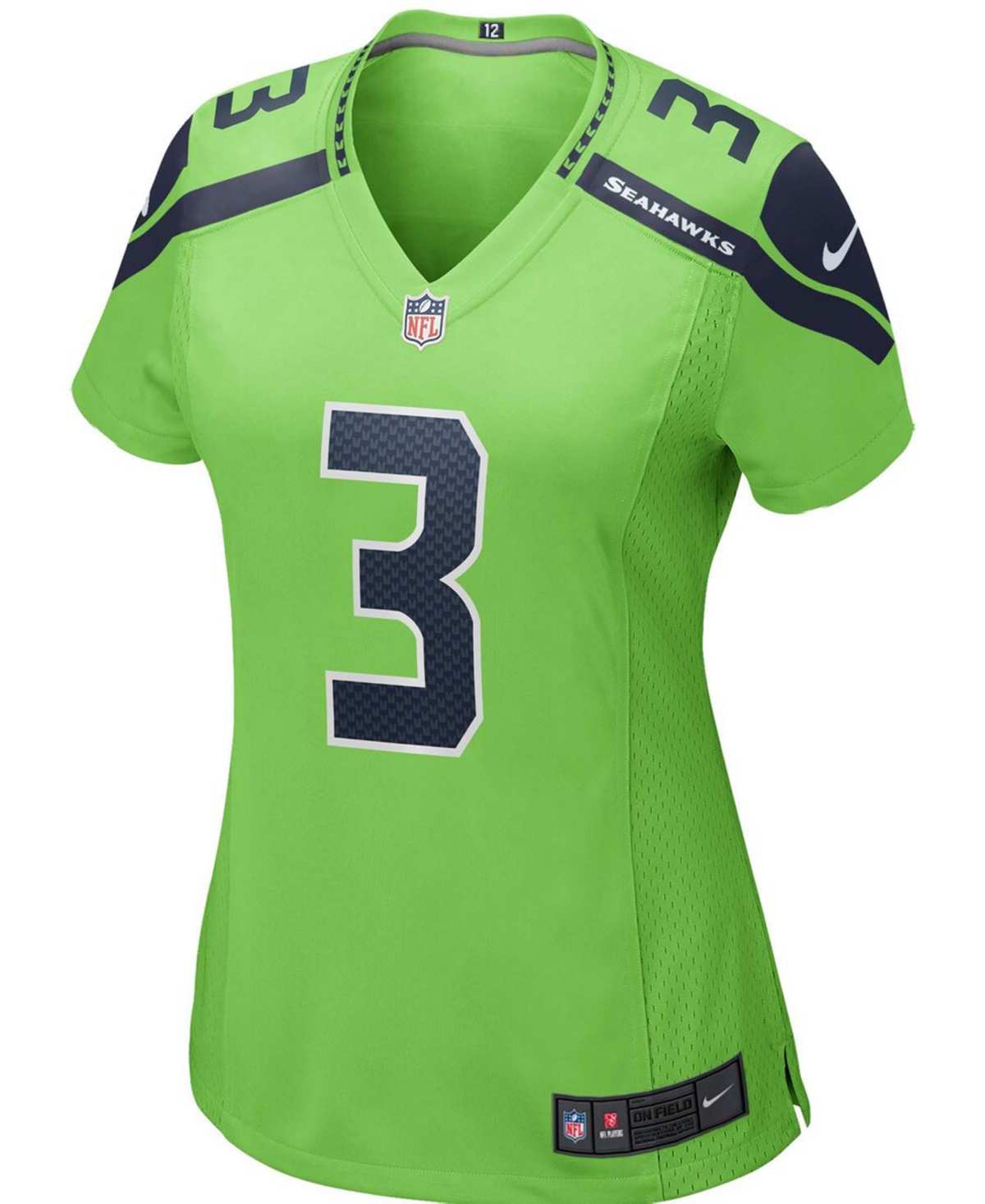 Women's Russell WilsonSeattle Seahawks Alternate Game Jersey - Neon Green