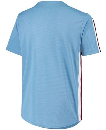 Youth Nike Light Blue Philadelphia Phillies Road Cooperstown Collection  Team Jersey