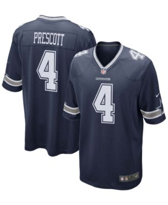 Men s Dak Prescott Navy Dallas Cowboys Game Team Jersey Macy s