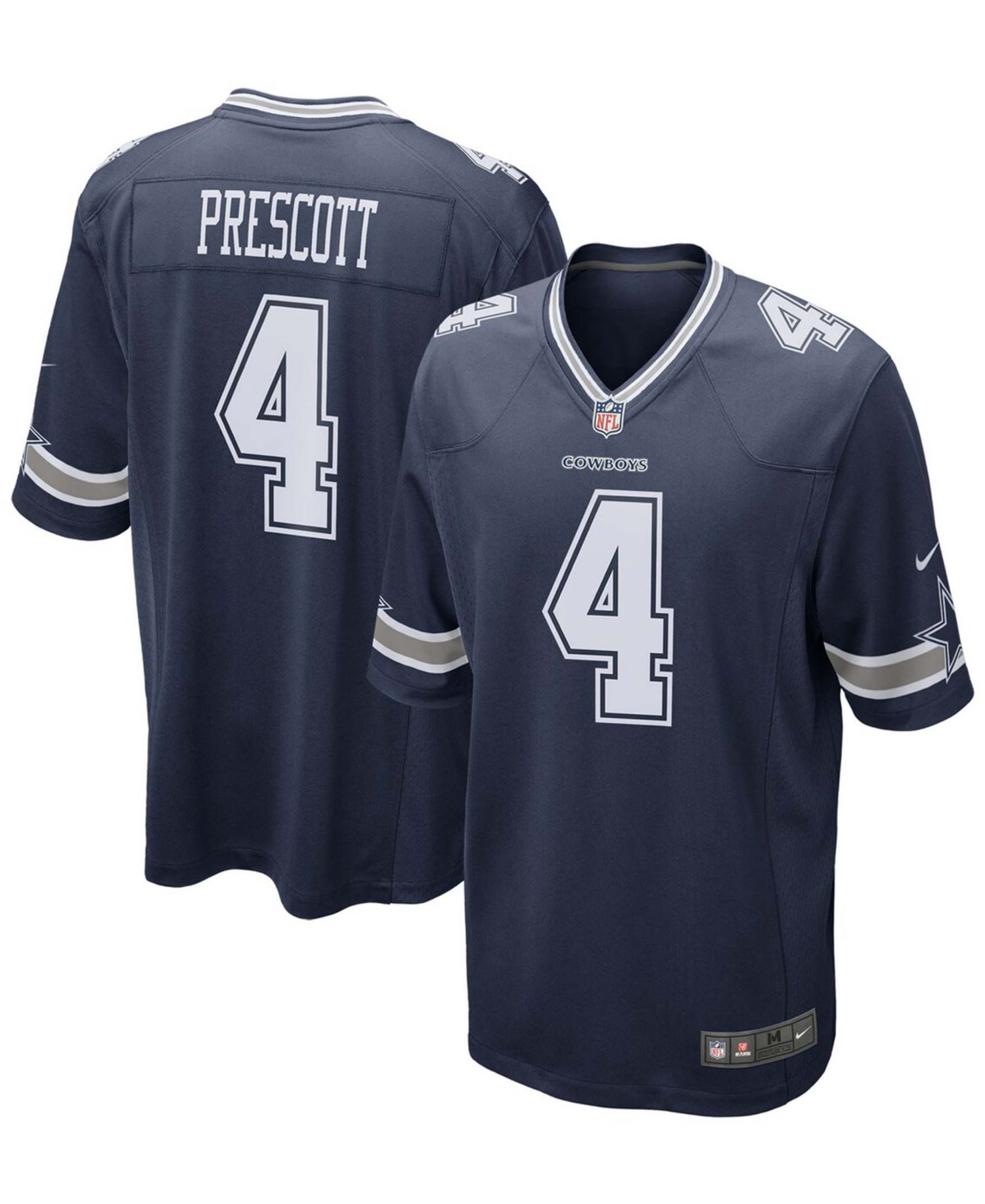 Men's Dak Prescott Dallas Cowboys Alternate Game Jersey