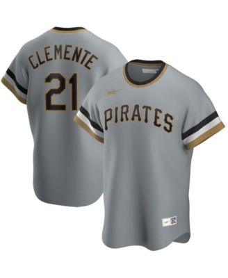 Majestic Roberto Clemente Pittsburgh Pirates Cooperstown Replica Jersey -  Macy's