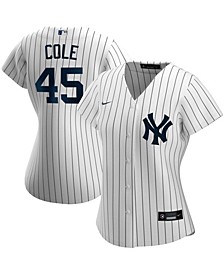 Women's Gerrit Cole White New York Yankees Home Replica Player Jersey