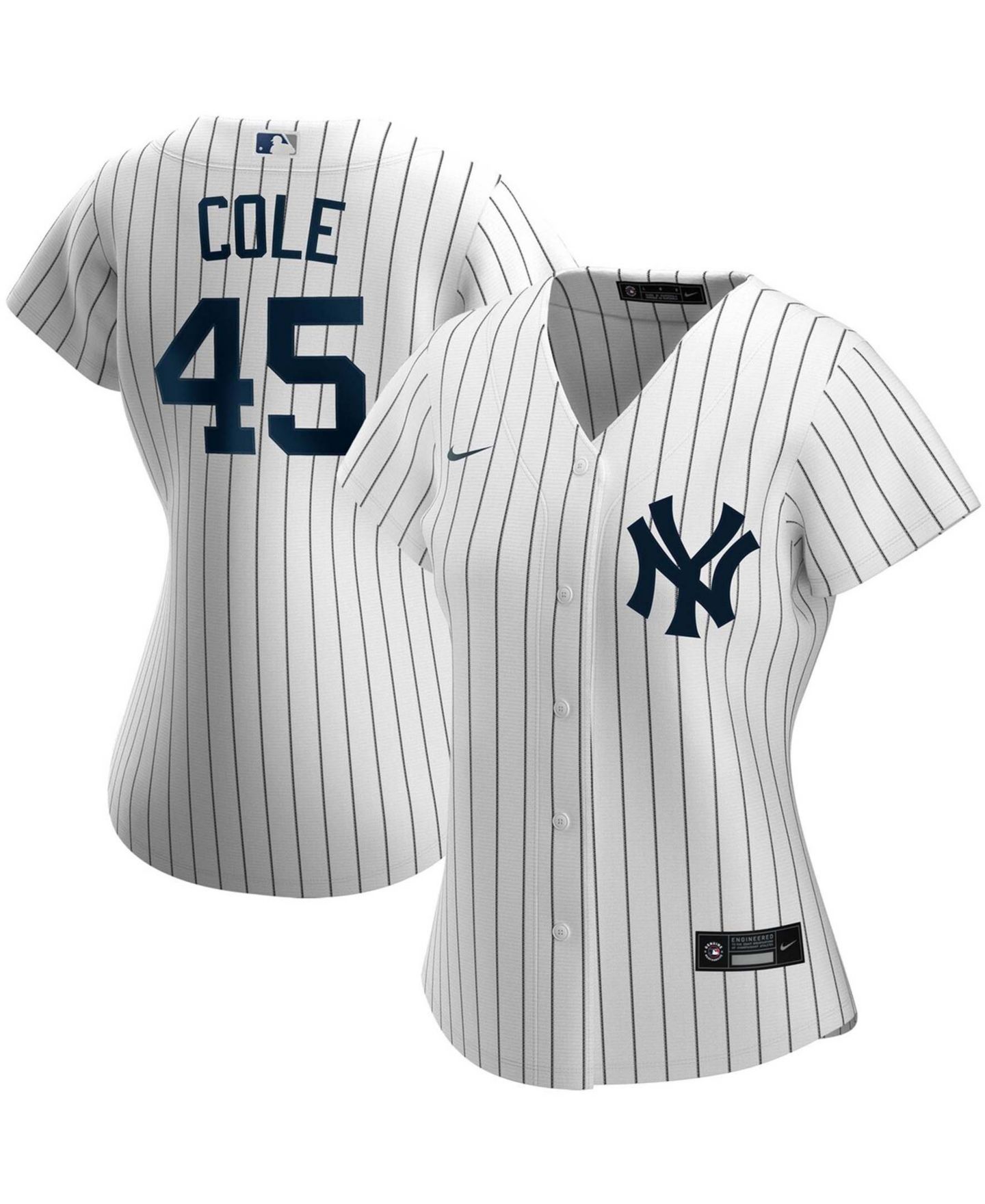Женский топ Nike Gerrit Cole White New York Yankees Home Replica Player Jersey — фото 1