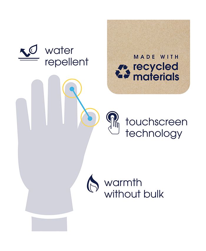 Isotoner Signature Microsuede WaterRepellent Gloves Macy's