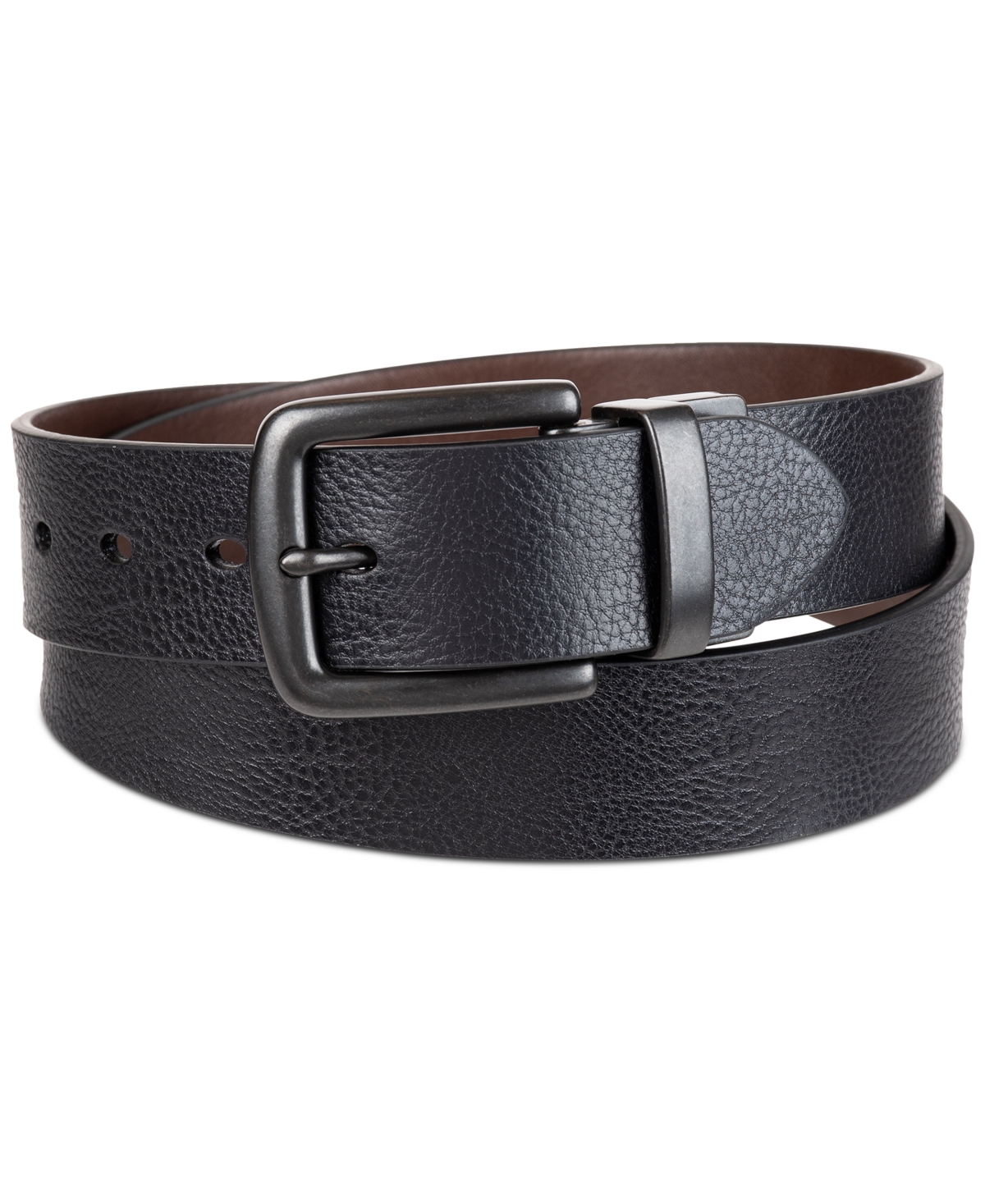 Shop Levi's Men's Reversible Belt In Black,brown
