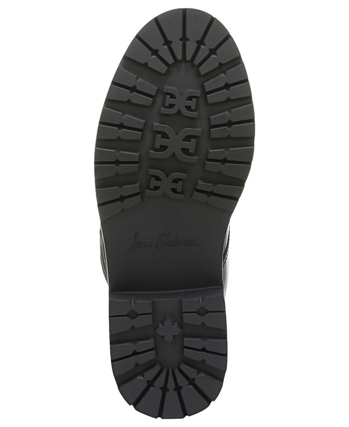 Sam Edelman Women's Lila Lug Lace-Up Boots - Macy's