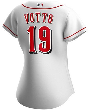 Majestic Women's Joey Votto Cincinnati Reds Replica Jersey - Macy's